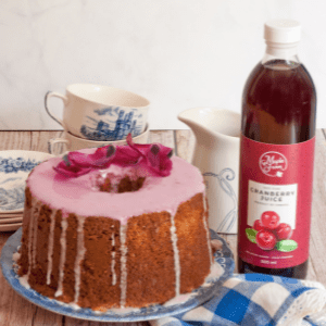 Chiffon Cake al succo di cranberries